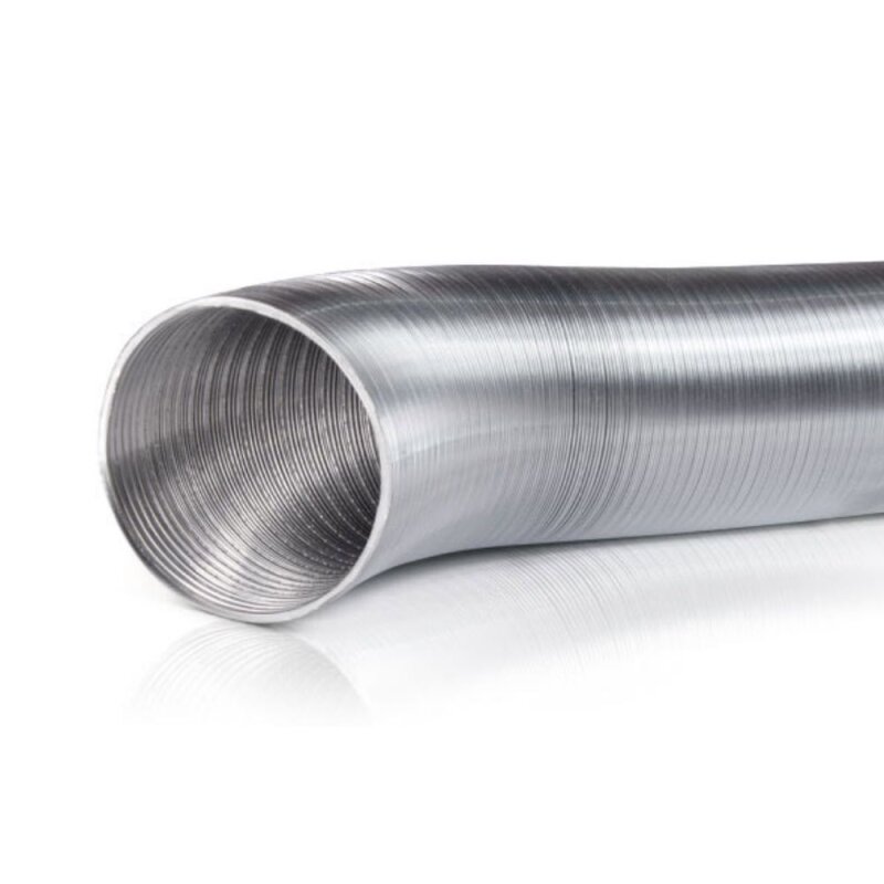 Alu Flexrohr 5m 180mm zweilagig flexibles Aluminium Lüftungsrohr Flex Schlauch
