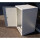 M&uuml;lltonnenbox Metall Einzelbox 120l komplett montiert Aluminium