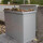 Mülltonnenbox Metall Doppelbox 120l komplett montiert Aluminium