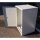 Mülltonnenbox Metall Einzelbox 240l komplett montiert Aluminium