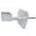 Attika-Not-Abläufe U mit Klebeplatte Rechteckrohr Aluminium