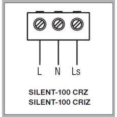 S&P SILENT-100 CRIZ  Kleinraum-Ventilator, Einschaltverzög.